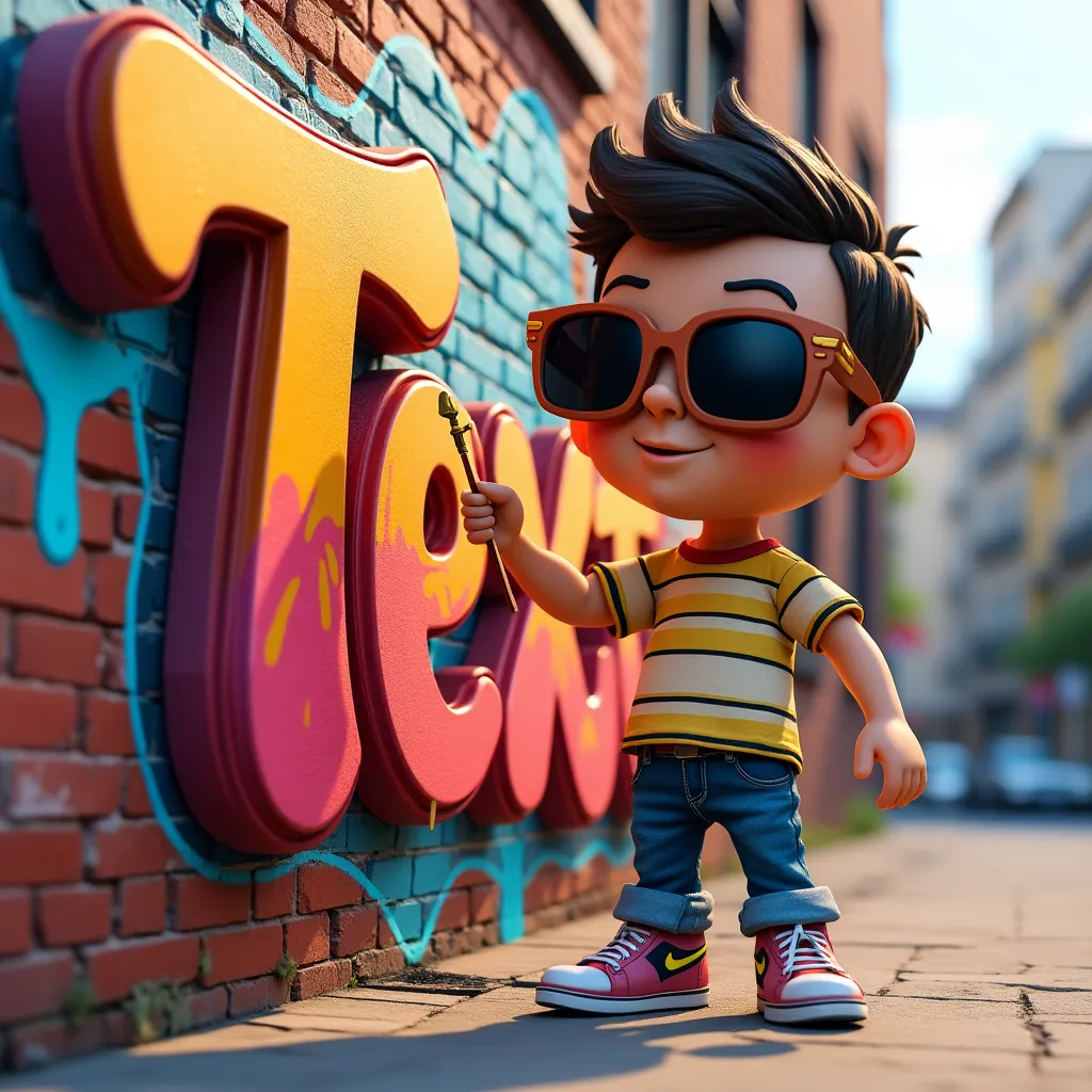 Chloe in Graffiti style