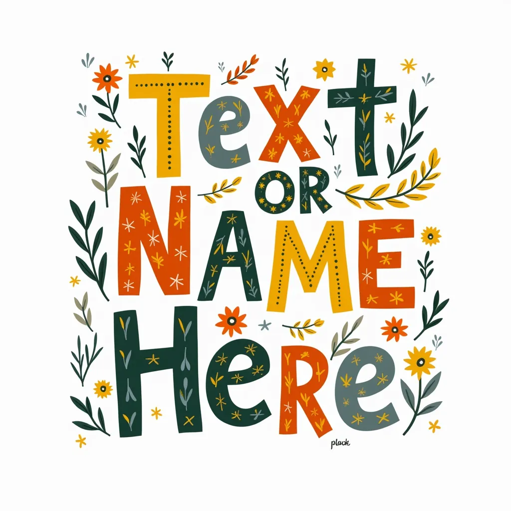 Elizabeth in Typography style