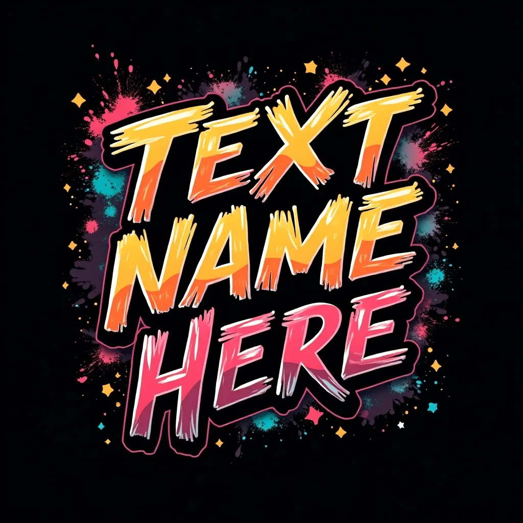 Athena in Typography style